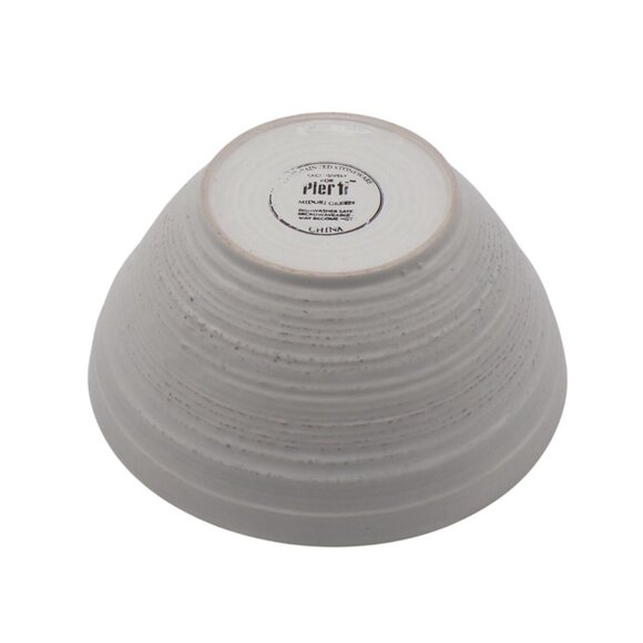 Pier 1 Imports Hand Painted Stoneware Crackle Midori Green Soup Cereal Bowl 6" - Picture 4 of 6